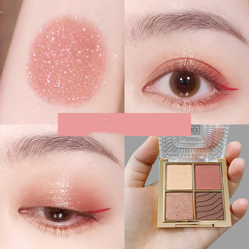 Brilliant Eyeshadow Palette Sparkling Pearly Matte Mashed Potatoes - Image 4