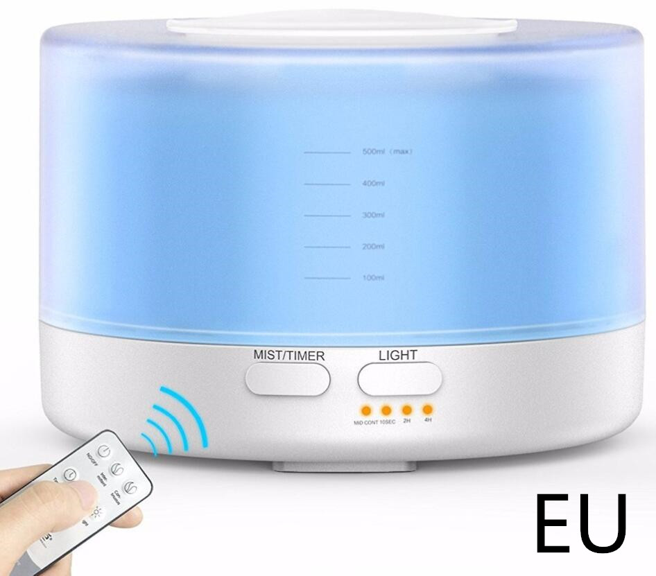 Large Capacity Remote Control Wood Grain Aroma Diffuser - Image 7