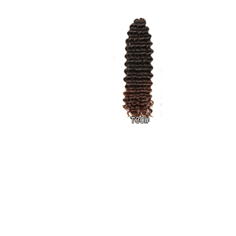 African Wig 22 Inch Deep Twist Water Wave Pattern - Image 5