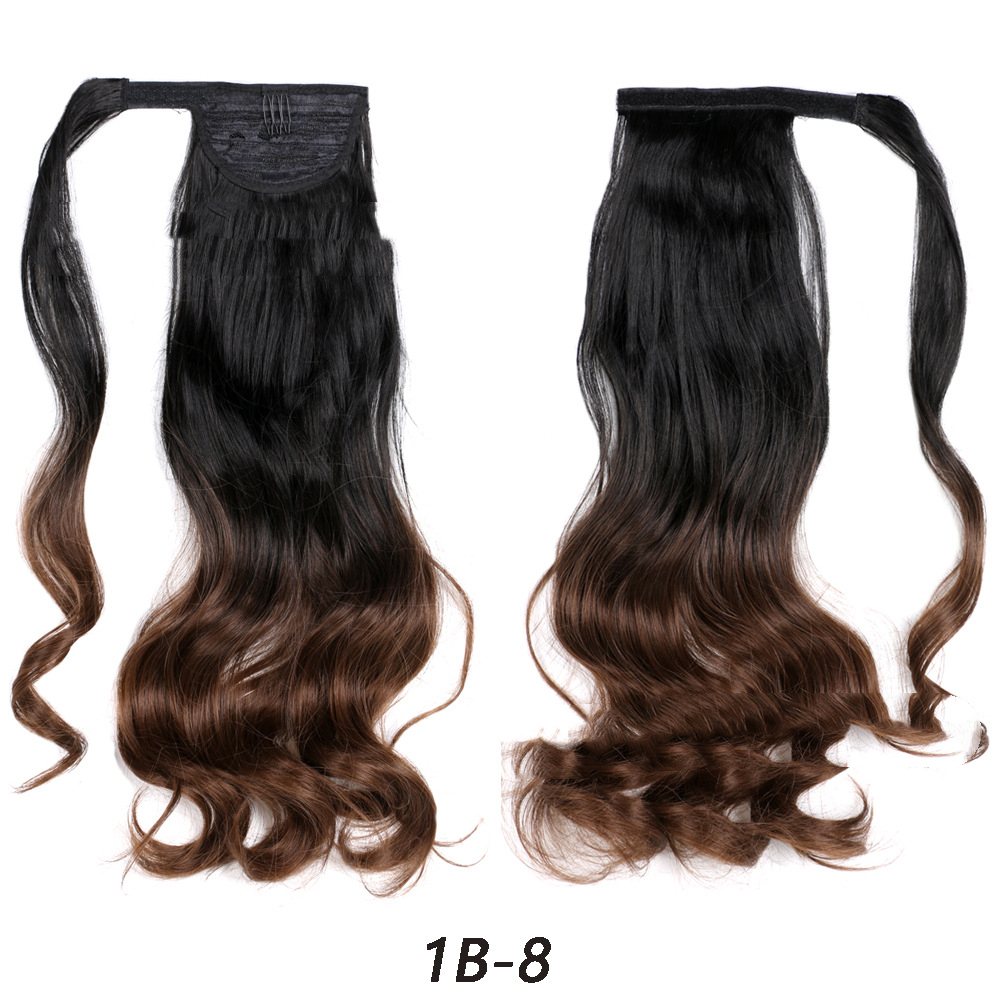 Dynamic Velcro Ponytail Chemical Fiber Wig - Image 3
