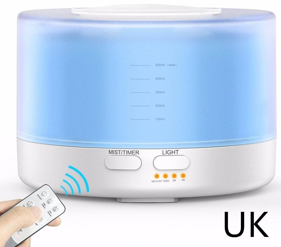 Large Capacity Remote Control Wood Grain Aroma Diffuser - Image 5