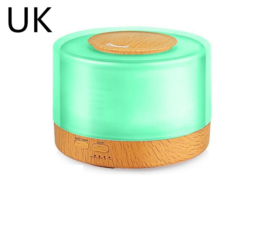 Large Capacity Remote Control Wood Grain Aroma Diffuser - Image 2