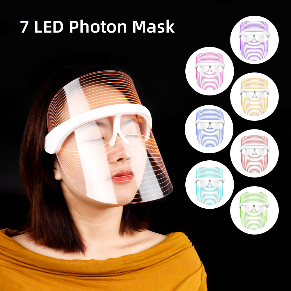 Small Bulb Color Light Mask Beauty Equipment Facial Mask Machine Skin Care - Image 2
