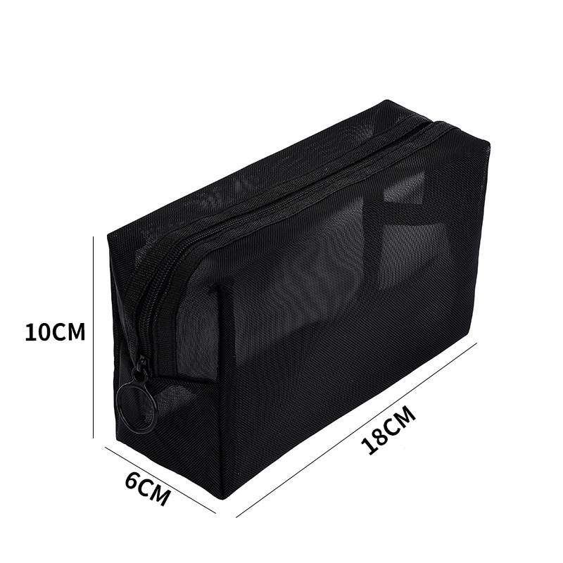 Mesh Cosmetic Bag Storage High-grade Transparent - Image 2