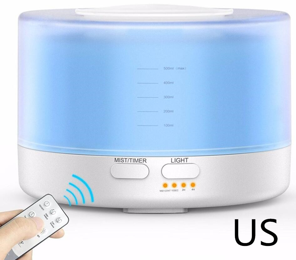 Large Capacity Remote Control Wood Grain Aroma Diffuser - Image 8
