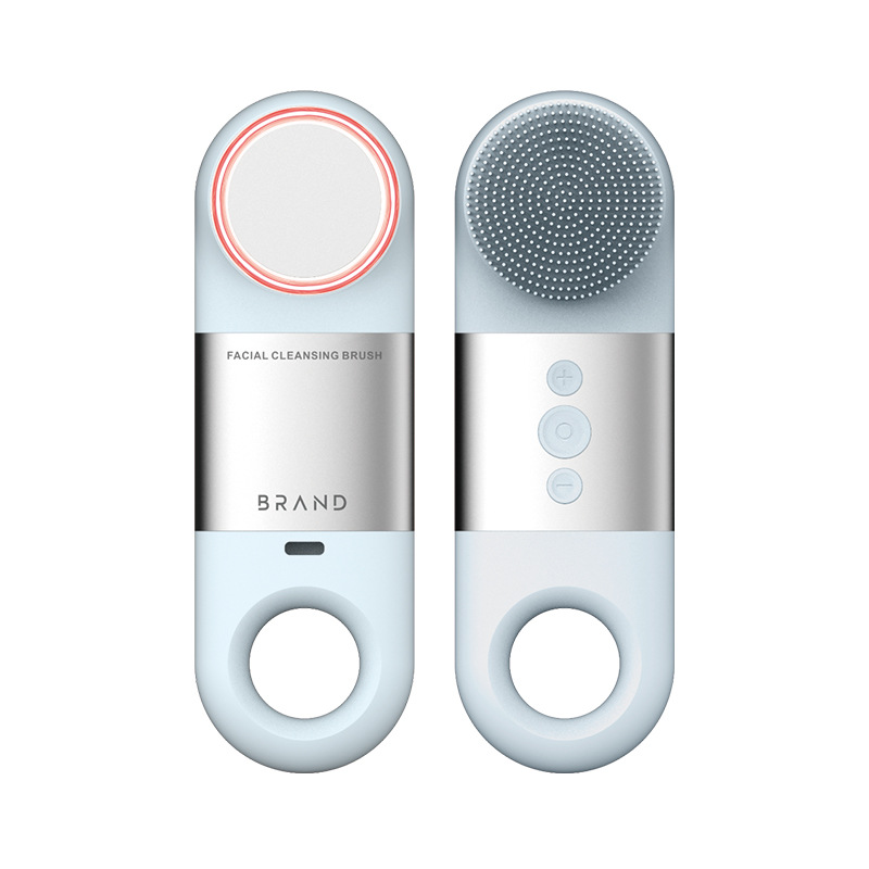 Silicone Ultrasonic Household Portable Charging Facial Cleaner Pore Cleaner
