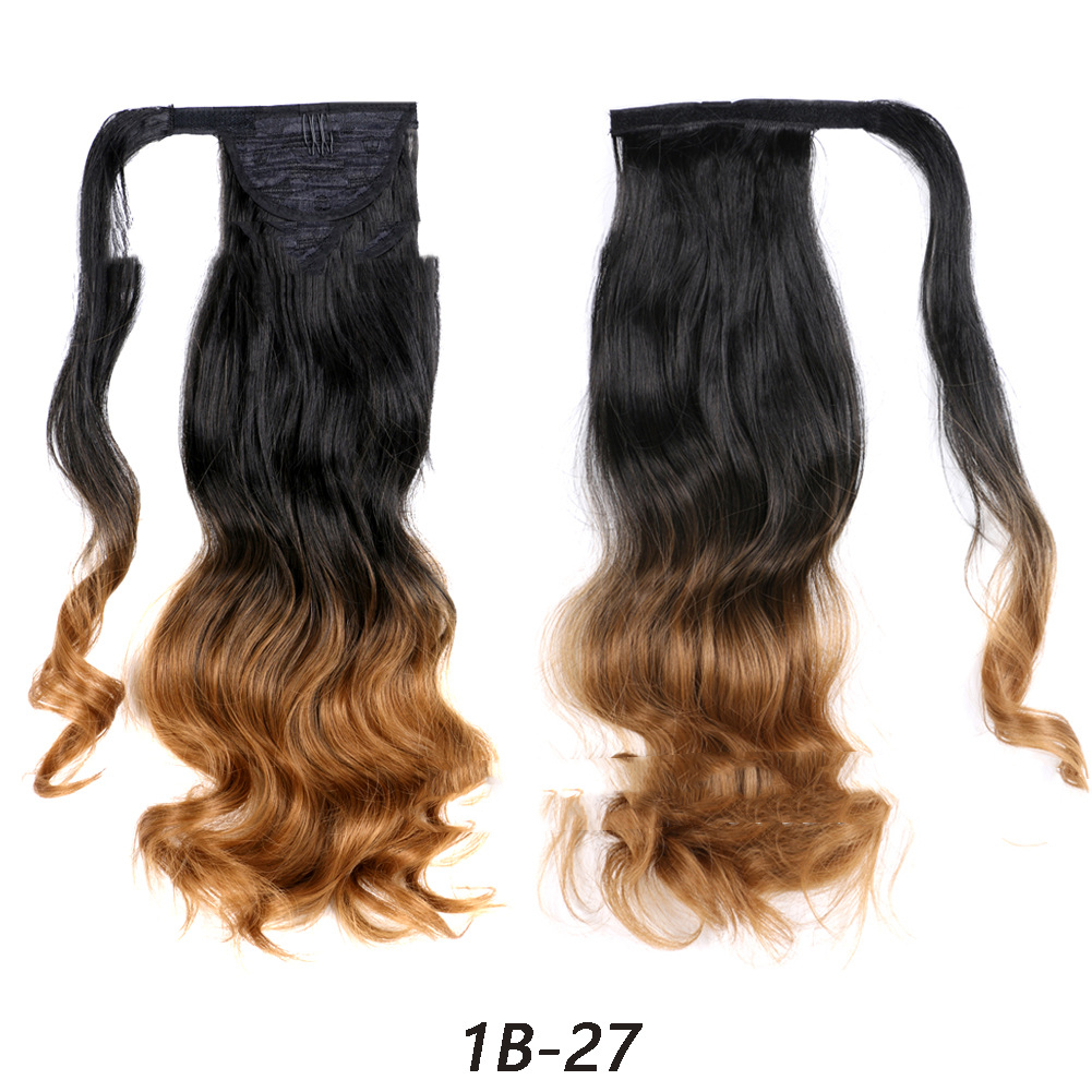 Dynamic Velcro Ponytail Chemical Fiber Wig - Image 5