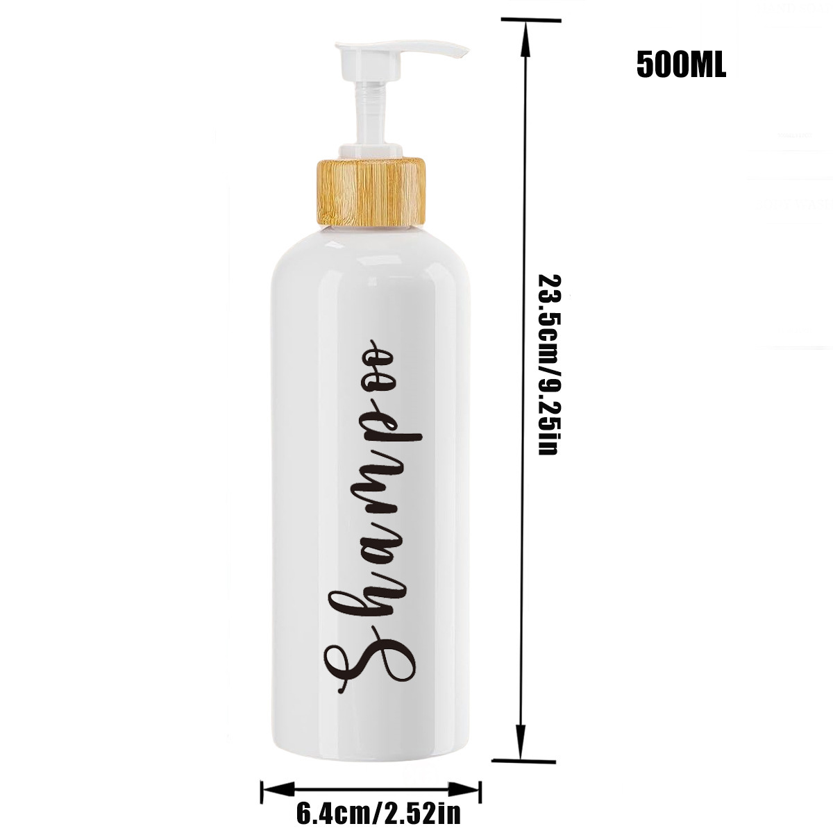 Thickened 3-piece Set Of 500ml Refillable Travel Bottles - Image 5