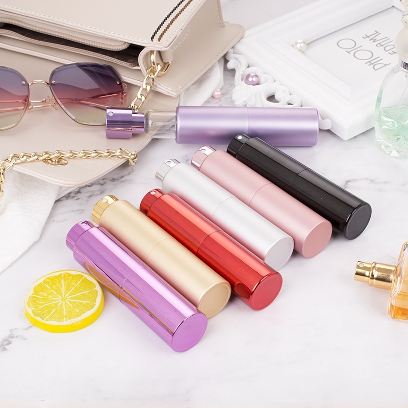 In Stock Wholesale Perfume Sub-bottles 20ML Rotating Bottle Glass Liner Removable Nozzle - Image 2