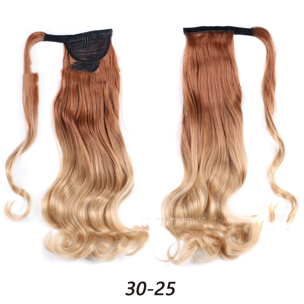 Dynamic Velcro Ponytail Chemical Fiber Wig - Image 15