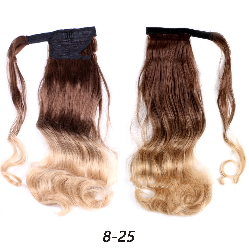 Dynamic Velcro Ponytail Chemical Fiber Wig - Image 13