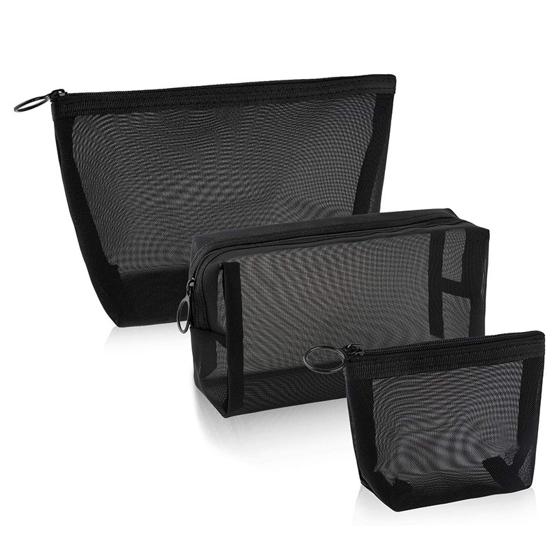 Mesh Cosmetic Bag Storage High-grade Transparent - Image 4
