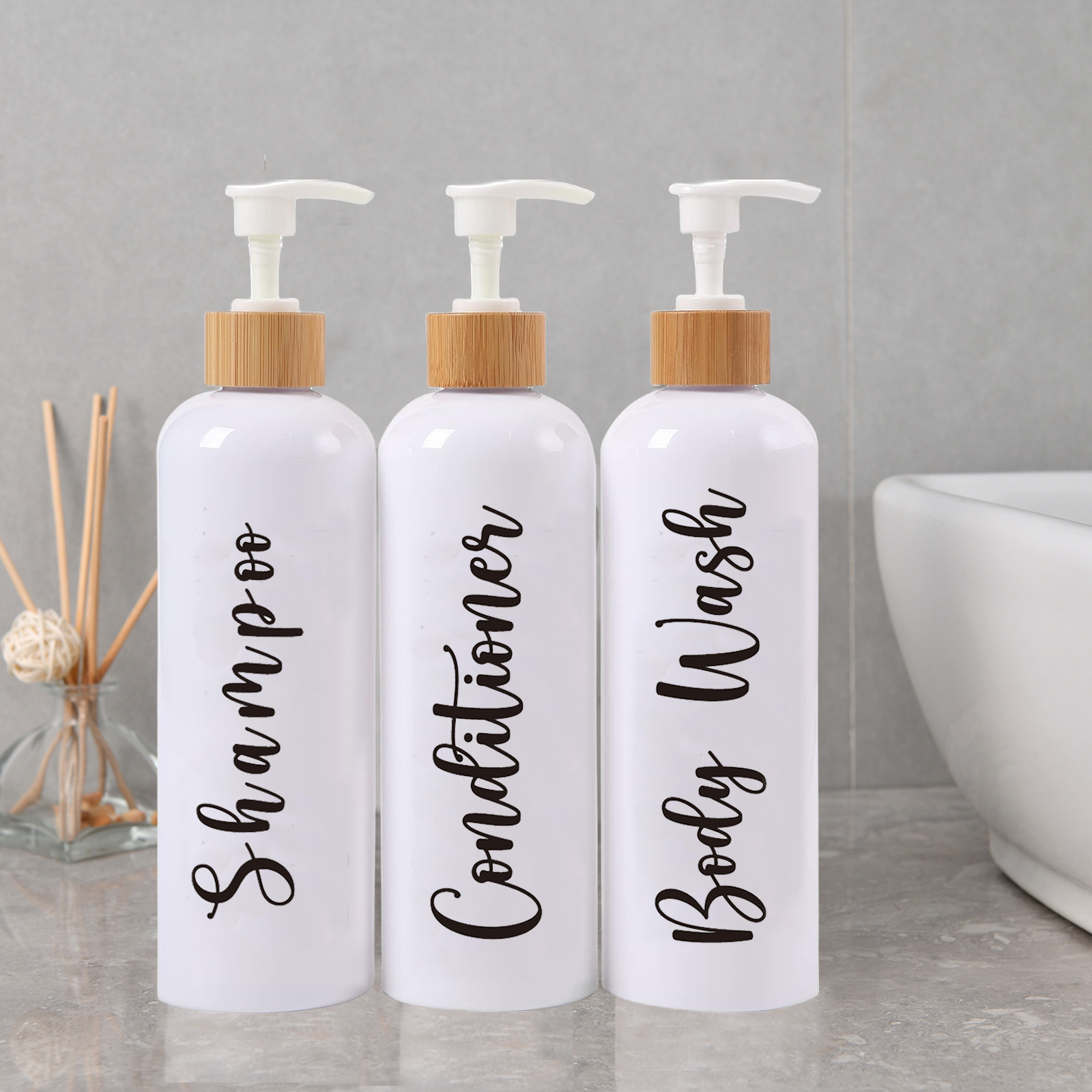 Thickened 3-piece Set Of 500ml Refillable Travel Bottles - Image 2