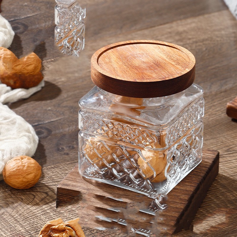 Glass Storage Jar Snack Tea Household Sealed Bottles - Image 2