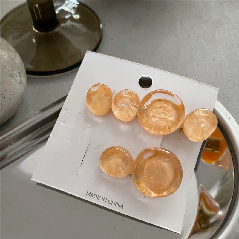 Ocean Bubble Jelly Elegant Fashion Side Clip Cropped Hair Clip - Image 5