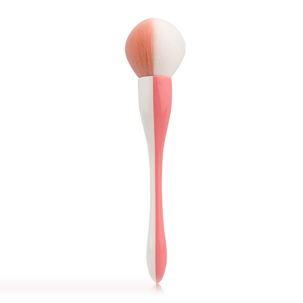 Small Waist Powder Brush Single Large Two-color Round Head