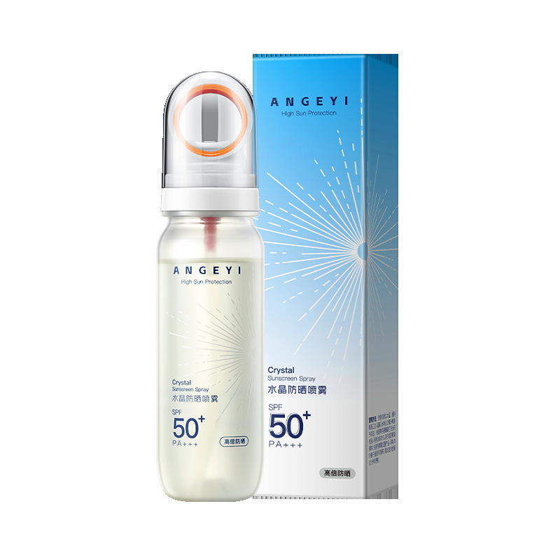 Crystal Sunscreen Spray SPF50 Military Training Full Body Isolation UV Protection - Image 5