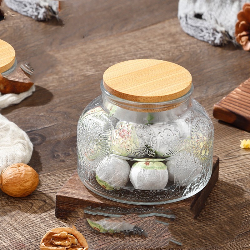 Glass Storage Jar Snack Tea Household Sealed Bottles - Image 4