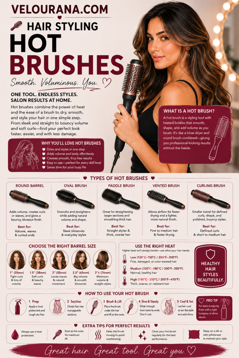 Hot Brushes for Second-Day Hair and Style Refreshing: How to Restore Volume, Smoothness and Shape Without Starting Over