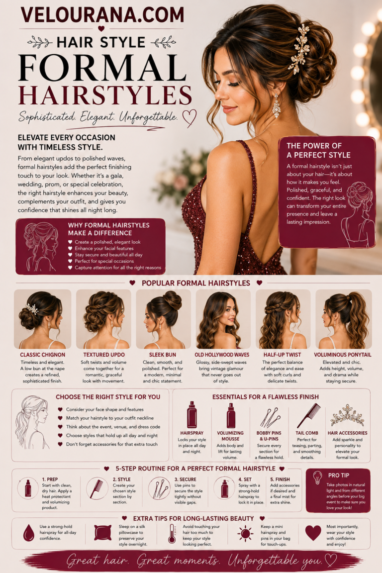 Formal Hairstyles That Last Through the Evening: How to Keep Elegant Hair Polished, Comfortable and Beautiful for Hours
