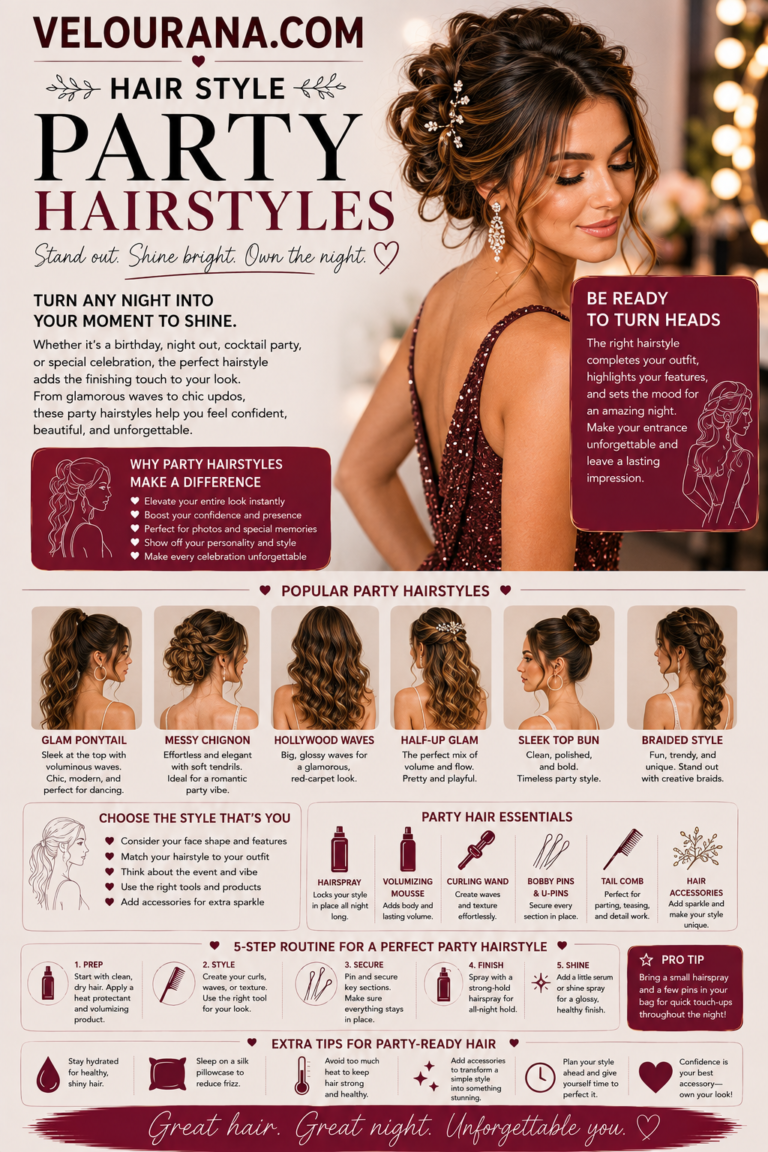 The Art of Choosing a Party Hairstyle: Creating a Complete Evening Look Rather Than Simply Styling the Hair