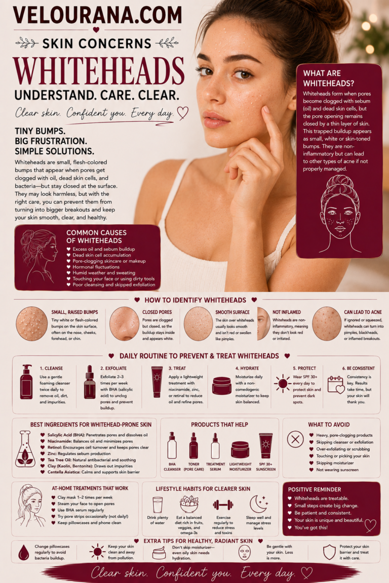 Whiteheads and Everyday Triggers: How Habits, Products and Environment Shape Closed Comedones