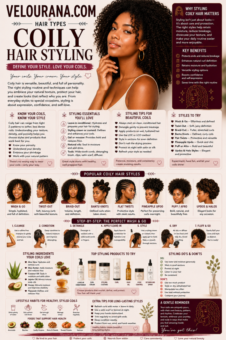 Protective Styling for Coily Hair: Designing Low-Manipulation Styles That Truly Protect