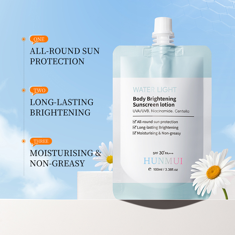 HUNMUI Aqua Body Brightening Sunscreen Lotion 1 00ml - Image 7