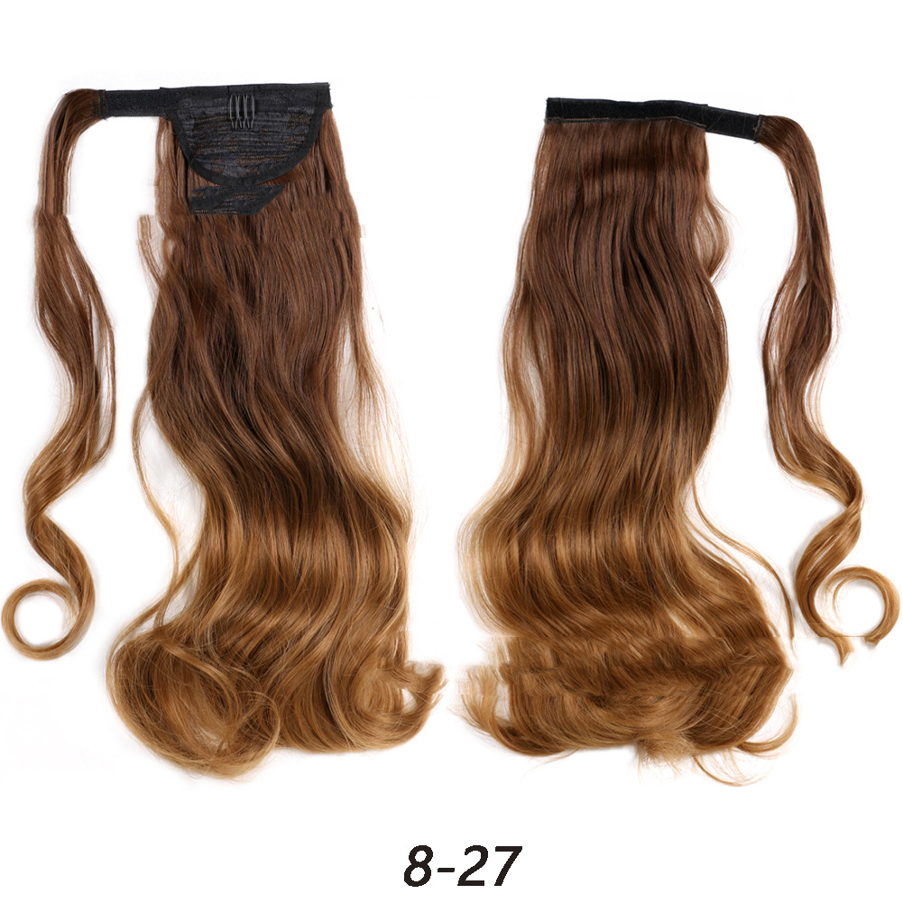 Dynamic Velcro Ponytail Chemical Fiber Wig - Image 2