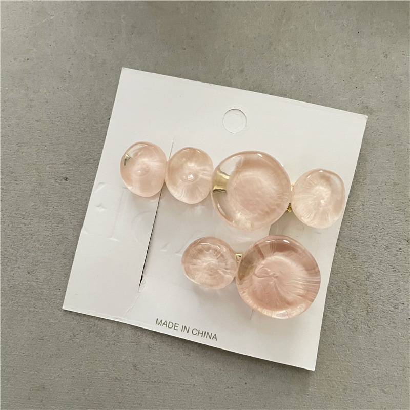 Ocean Bubble Jelly Elegant Fashion Side Clip Cropped Hair Clip - Image 2