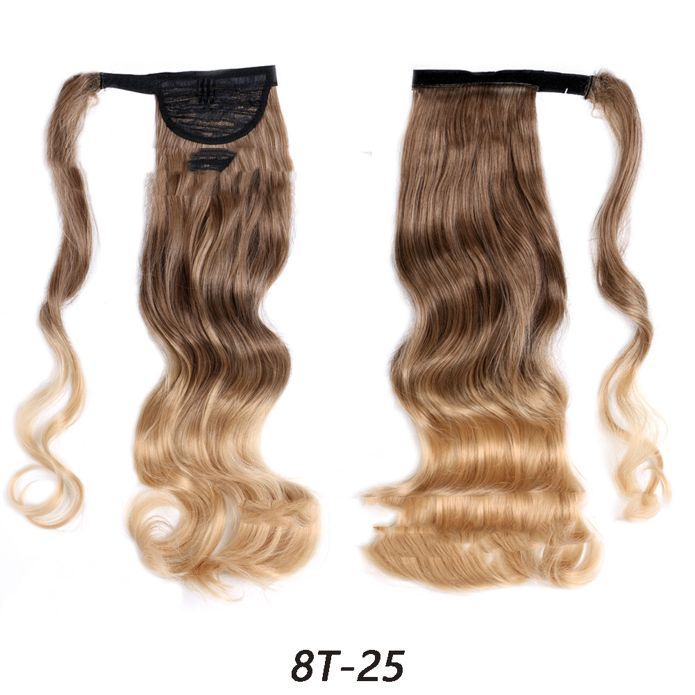 Dynamic Velcro Ponytail Chemical Fiber Wig - Image 14