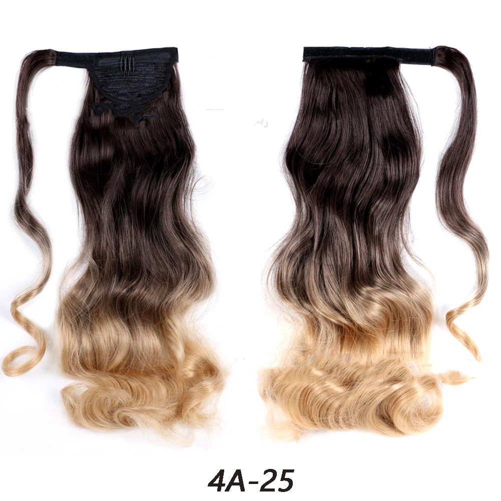 Dynamic Velcro Ponytail Chemical Fiber Wig - Image 4