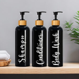Thickened 3-piece Set Of 500ml Refillable Travel Bottles