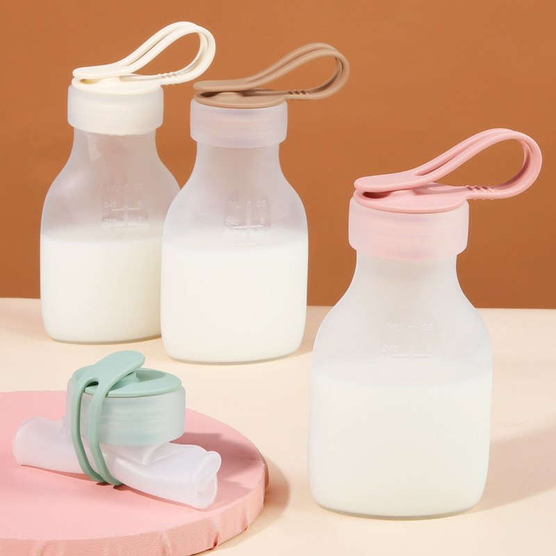 Foldable Silicone Breast Milk Storage Bottles - Image 2