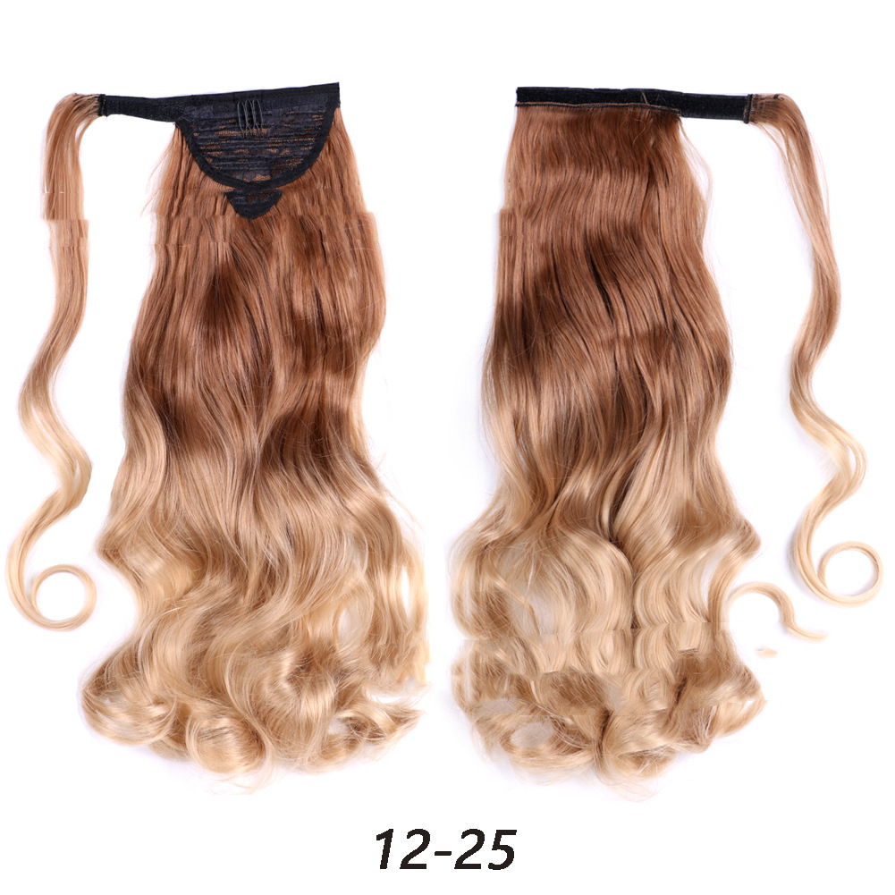 Dynamic Velcro Ponytail Chemical Fiber Wig - Image 12