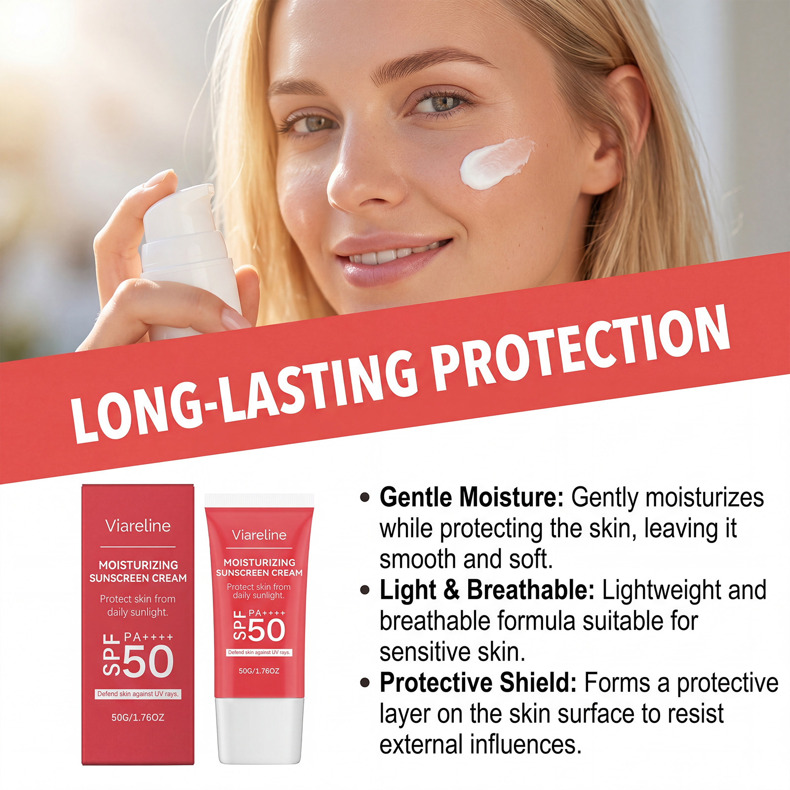 Moisturizing Sunscreen Cream - Image 4