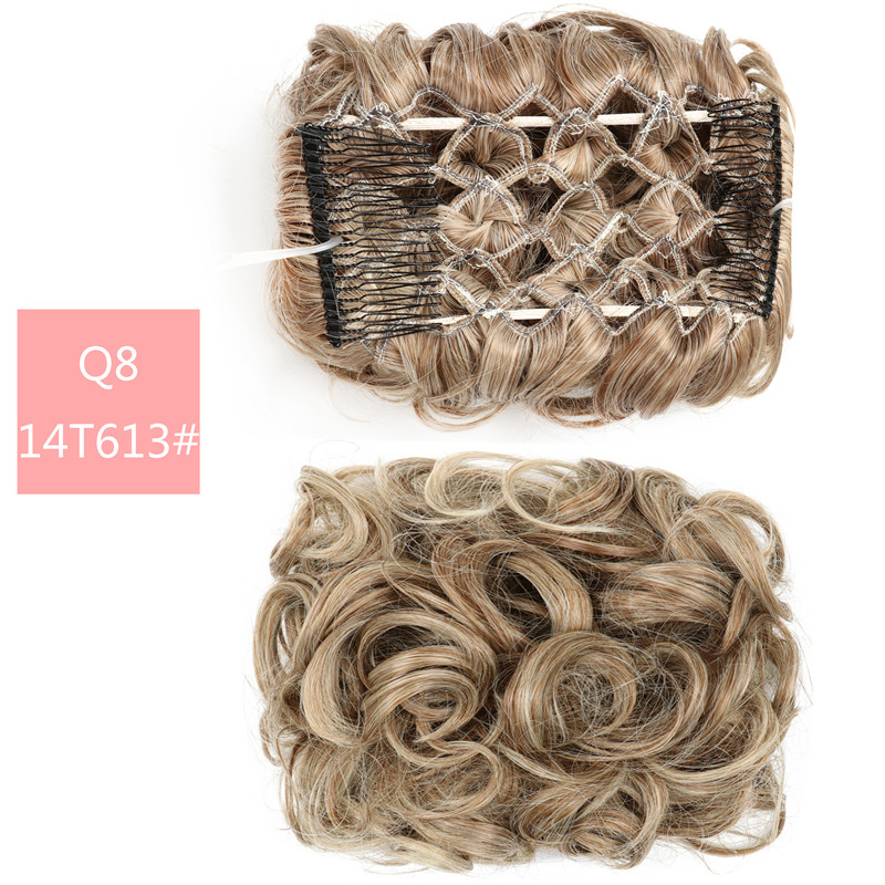 Fluffy Wig High Temperature Wire Pan Head Jewelry Insert Comb - Image 4