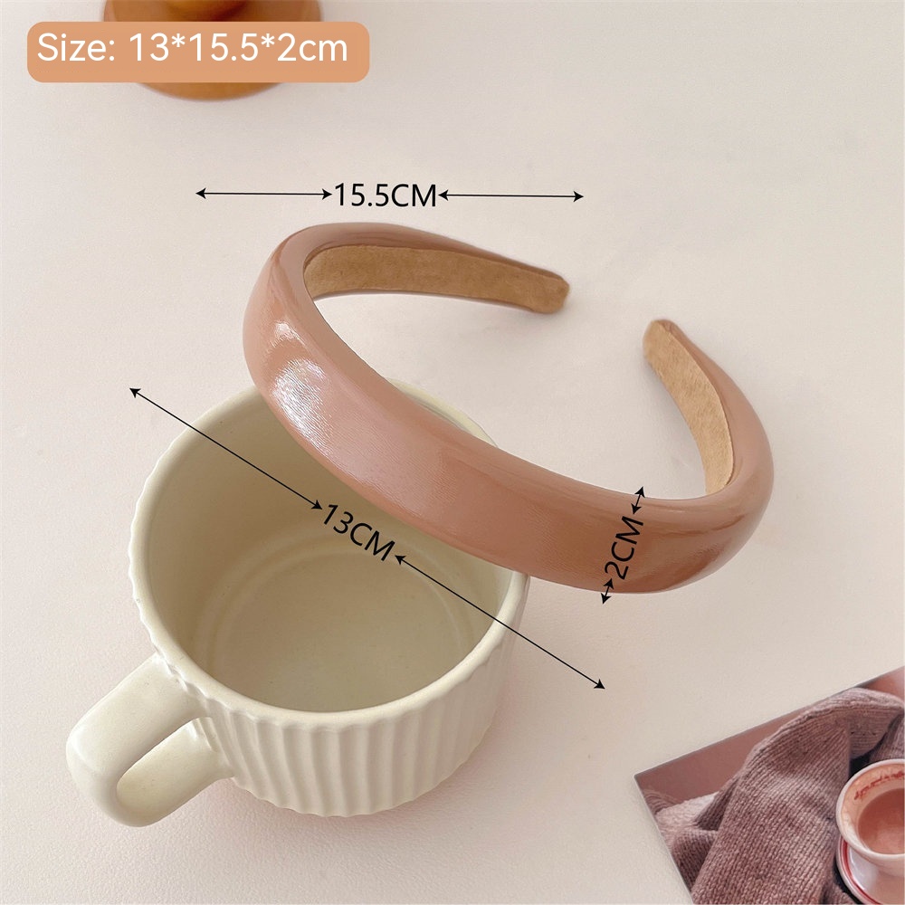 Milk Tea Coffee Color Series Headband Fashion - Image 8