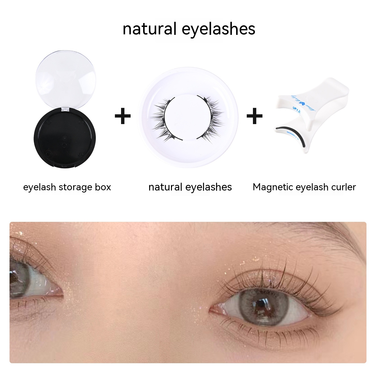 Magnetic Adhesive Free Of Little Devil False Eyelashes - Image 6