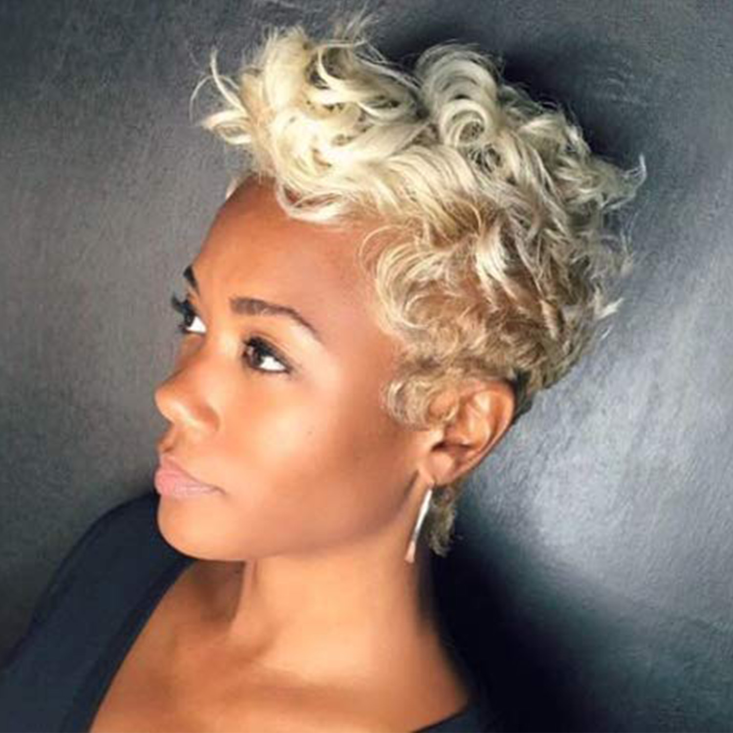 European And American Short Curly Hair Wig Chemical Fiber Headgear - Image 8