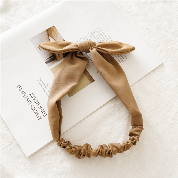 Women's All-match Elastic Band Knotted Rabbit Ears Hair Band - Image 5