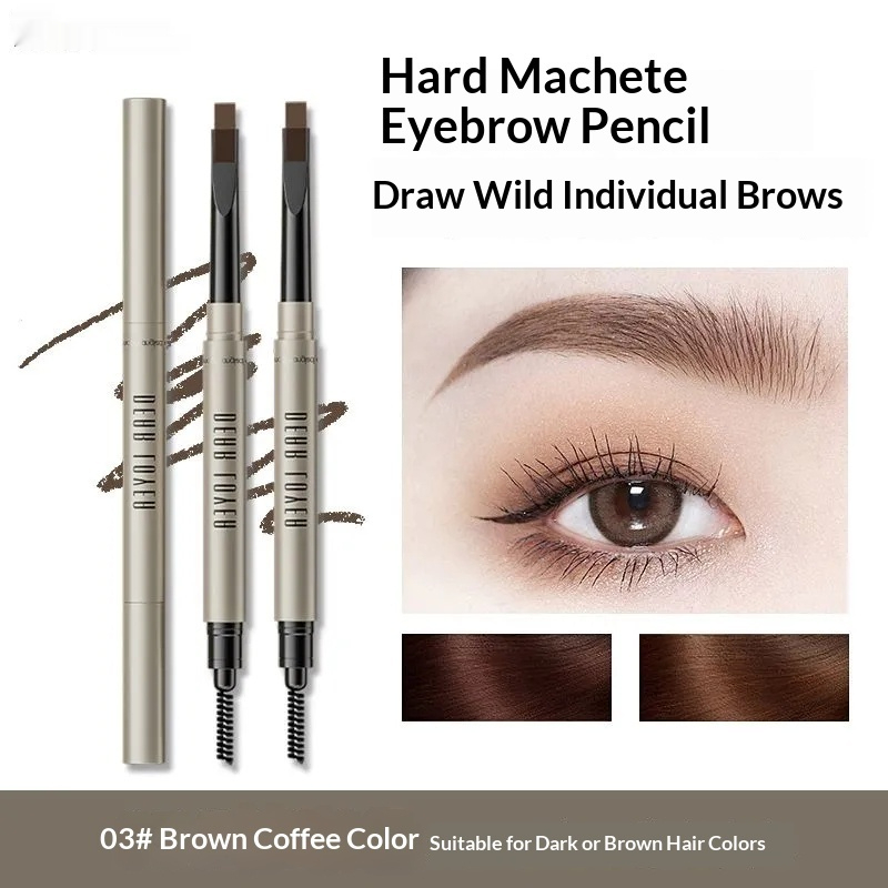 Studio-grade Eyeliner Pencil With A Natural Wood Finish Waterproof And Smudge-proof