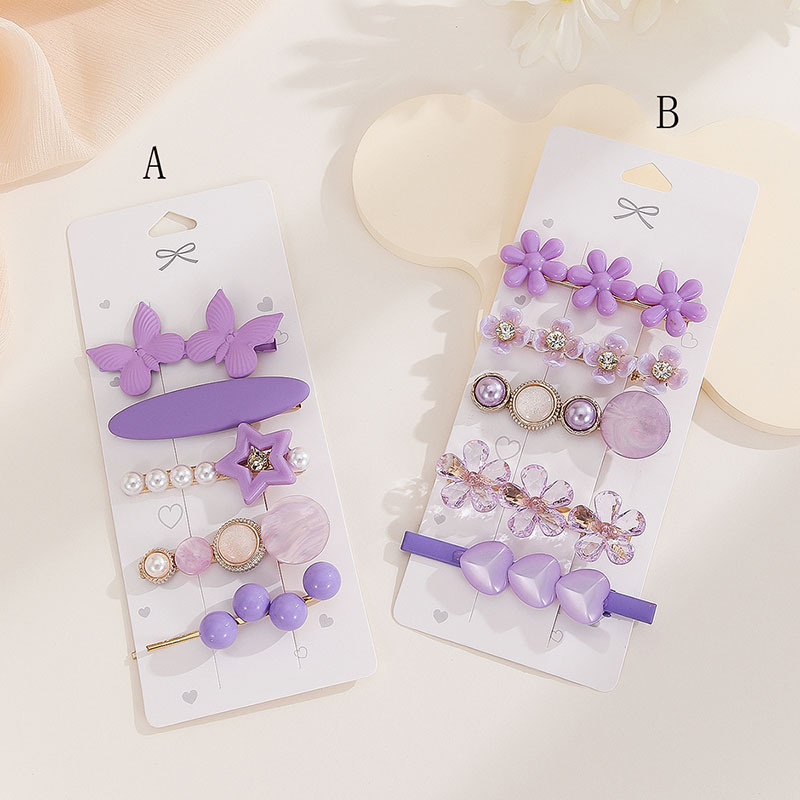High Sense Barrettes Korean Simple Side Forehead Hairpin Hair Clip Girl Fringe Clip Headdress - Image 3