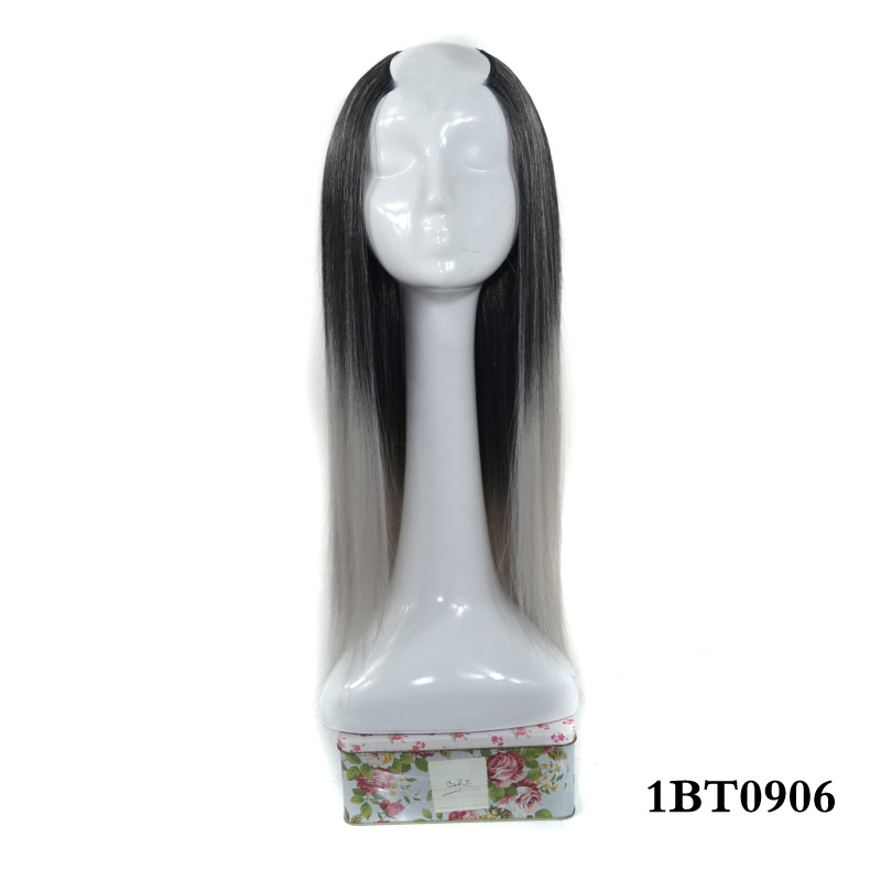 Women's Long Straight Hair U-shaped Half Headgear - Image 11