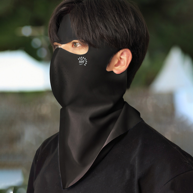 Full-Face Sun Protection Mens Cycling Neck Gaiter Mask