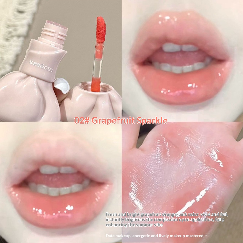 Mirror-like Lip Glaze Long-lasting Vibrant Lightweight Dewy And Sheer - Image 2