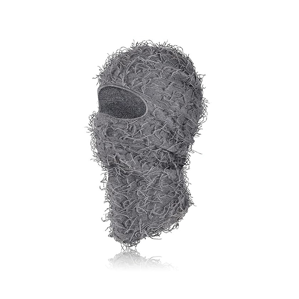 European And American Knitted Warm Face Mask - Image 3