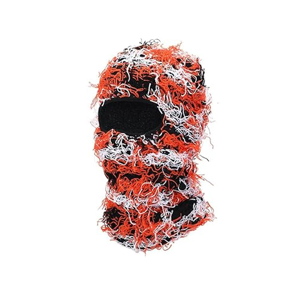 European And American Knitted Warm Face Mask - Image 20