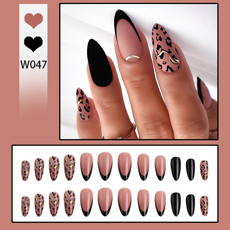 French Sweet Cool Striped Nail Sticker - Image 4