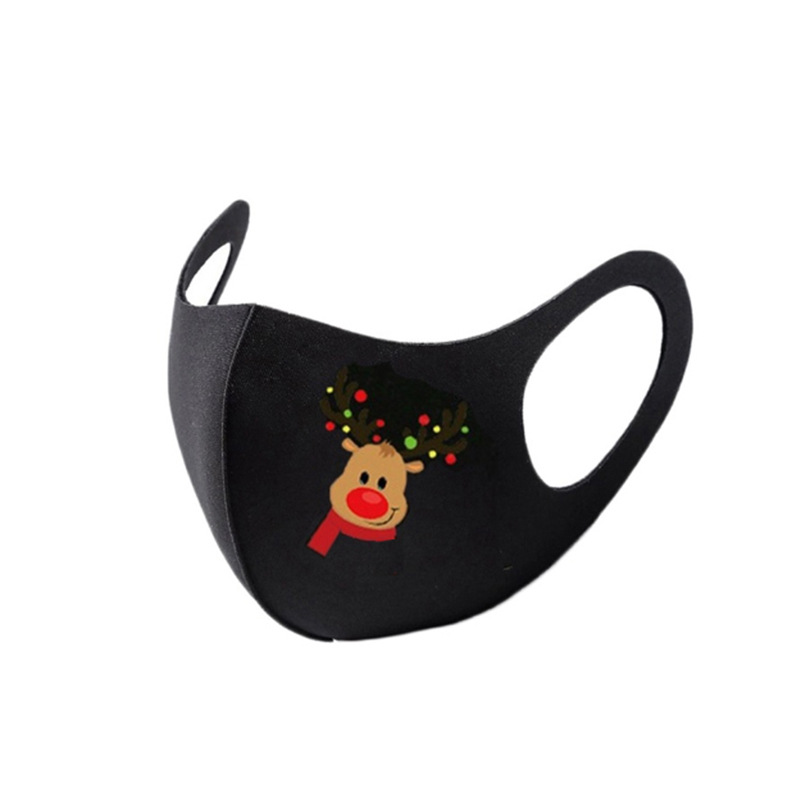 Christmas print autumn and winter ice silk mask - Image 13